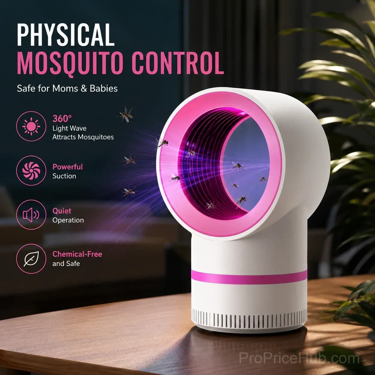 USB Mosquito Trap – Strong Suction & Quiet Indoor Bug Catcher - View 6