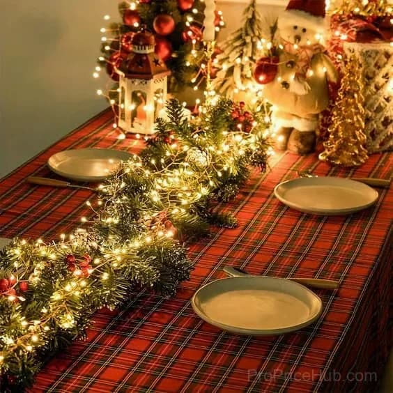 Copper Wire Firecracker String Lights, White, 29.5 ft, 300 Lights - View 12