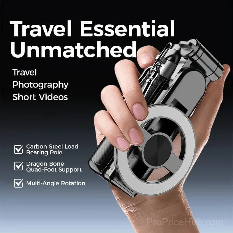 4-in-1 360° Rotating Magnetic Selfie Stick - Main