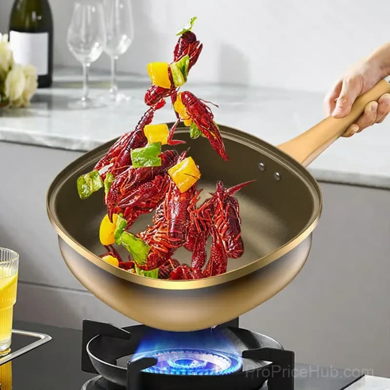 12-Inch Titanium Alloy Nonstick Pot with Lid - View 6