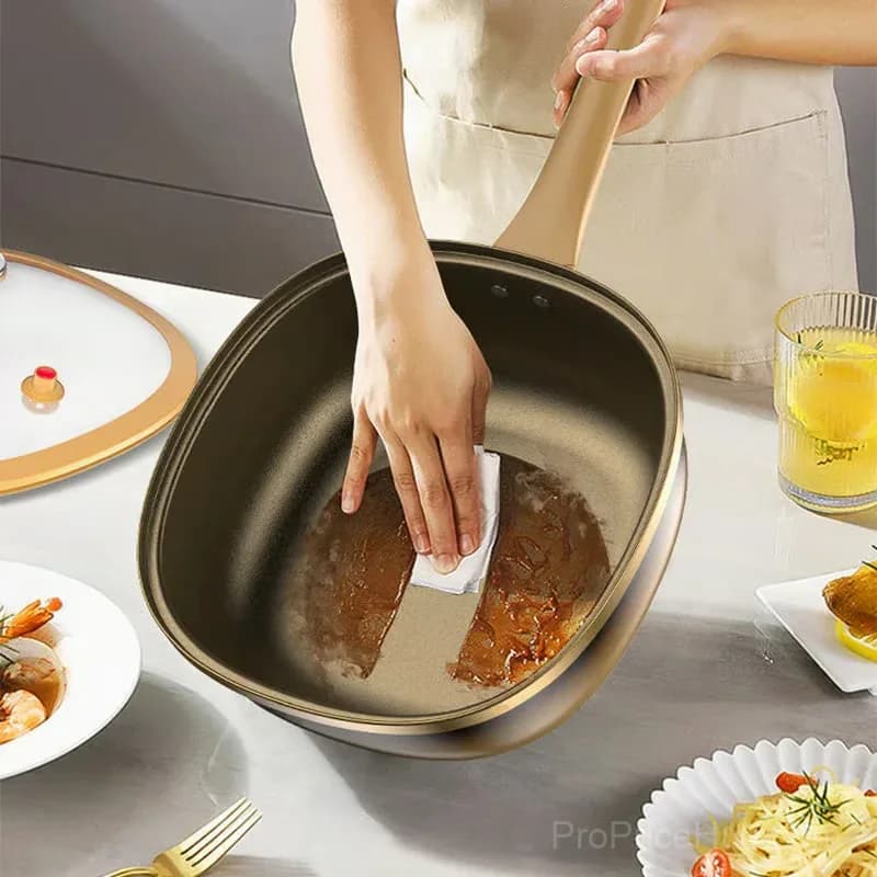 12-Inch Titanium Alloy Nonstick Pot with Lid - View 5