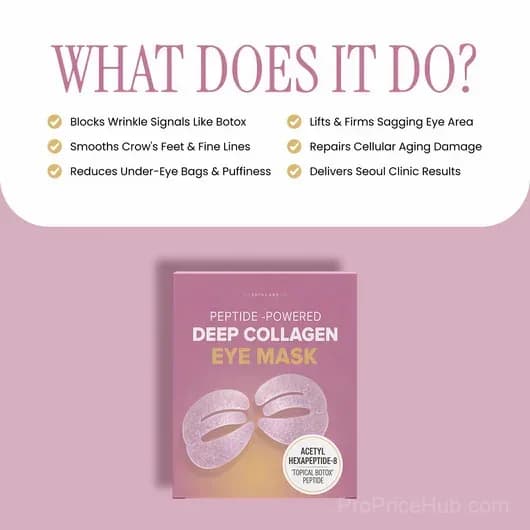 Peptide-Powered Deep Collagen Eye Mask - View 5