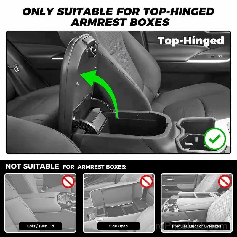 Multifunctional PU Leather Car Armrest Box Mat - View 6