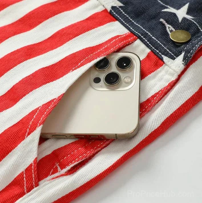 American Flag Unisex Overalls - View 9