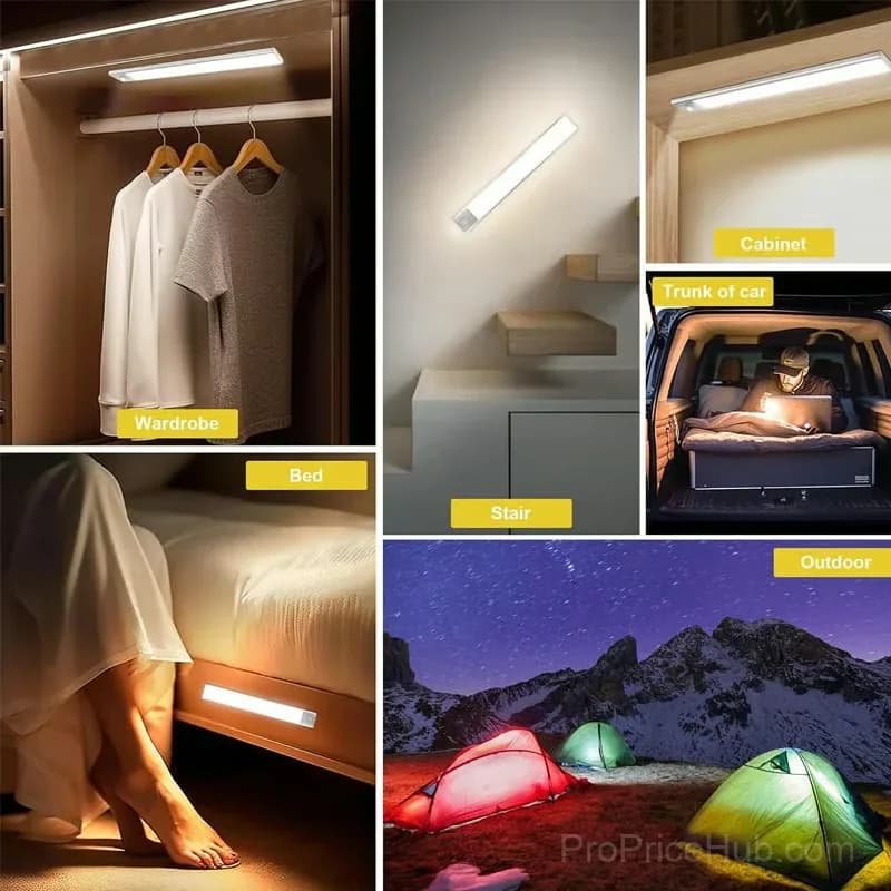 Rechargeable Motion Sensor LED Lights, 1 Set - View 5