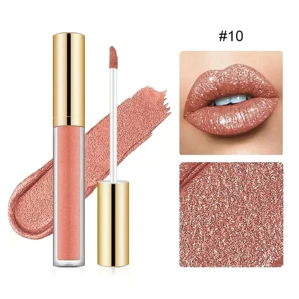 Metallic Liquid Diamond Glitter Lipstick #01 - View 15