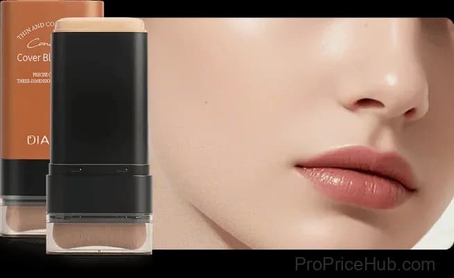 Hydrating Lightweight Foundation Stick with Brush, 01 Ivory - Main