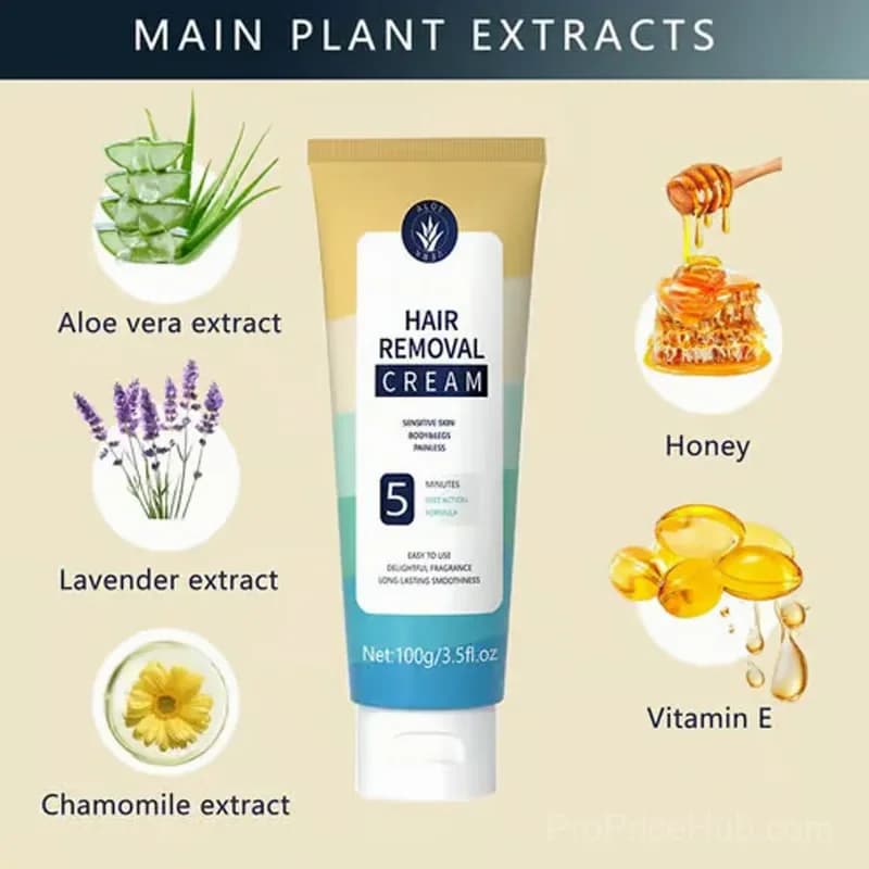 Full Body Hair Removal Cream for Men and Women, 100g - Main