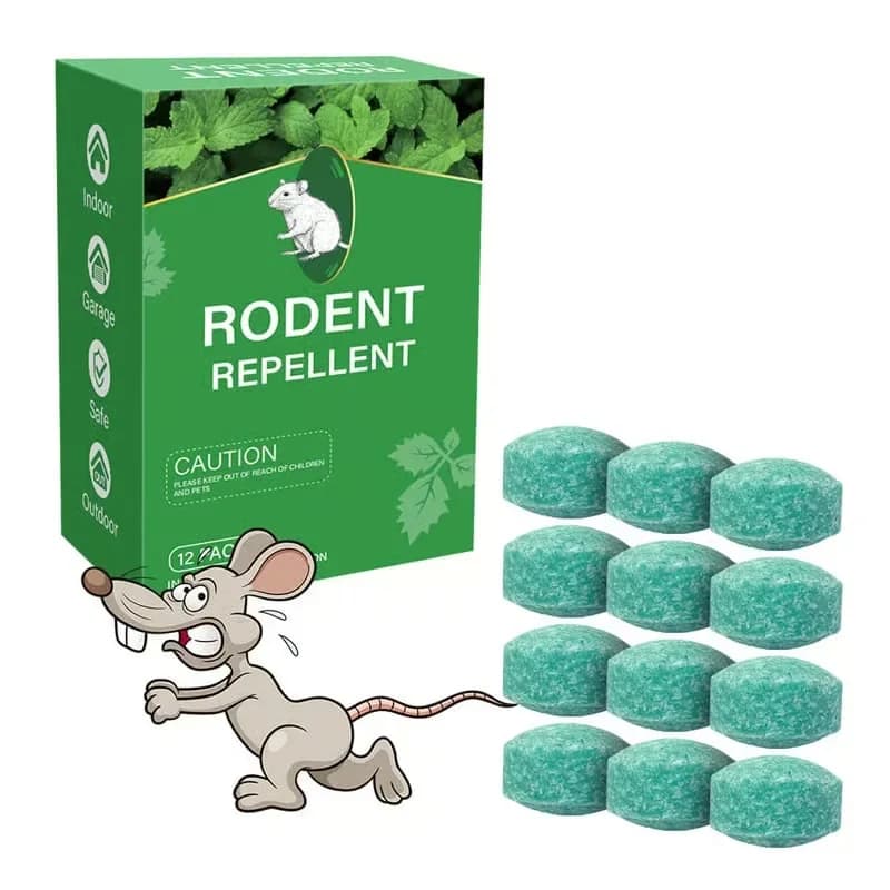 Plant Essential Oil Mouse Repellent Paper Balls, 12-Pack - View 4