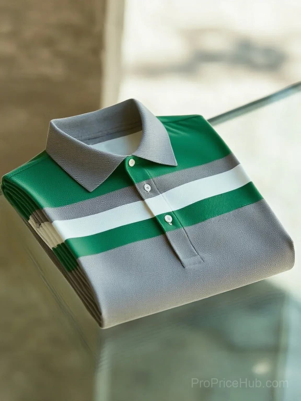 Men's Business Casual Short Sleeve Button Polo Shirt - View 8