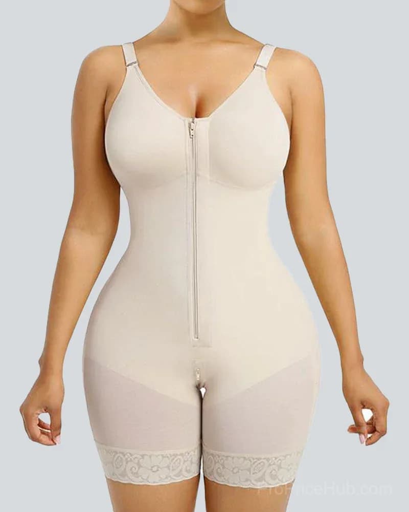 Tummy Control Butt Lifter Shaper with Zipper Crotch - Fajas Colombianas - View 15