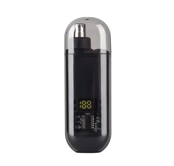 LED Display Precision Nasal Hair Trimmer, Orange/Blue/Black - View 7