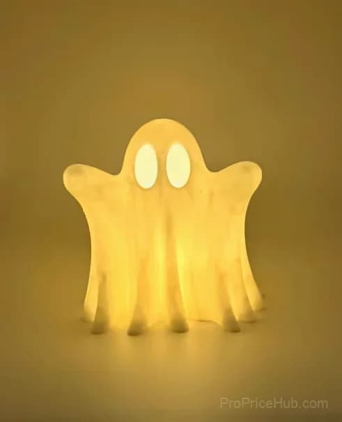 3D Printed Cute Ghost Halloween Tea Light Decorations - View 6