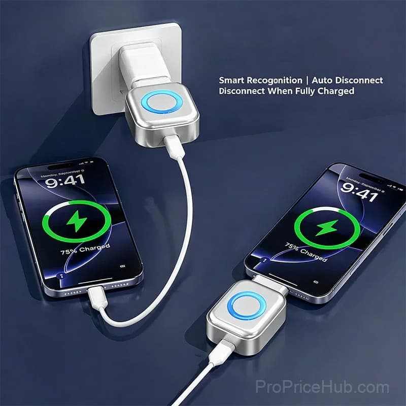 Auto Power-Off Fast Charging Adapter (1 Pack) - Alt