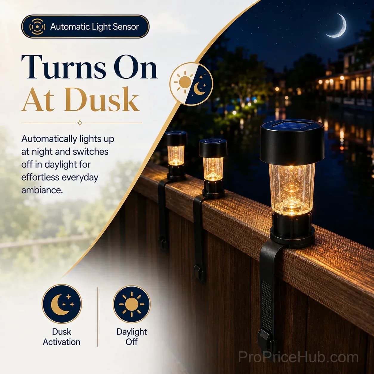 4-Pack Solar Outdoor Railing Lights with Flexible Strap - View 8