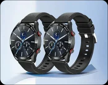Health Monitoring Sports Smartwatch with Black Rubber Strap - View 18