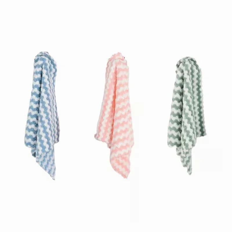 Microfiber Cleaning Rags, 3-Pack, Random Colors - Main