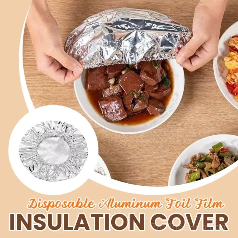 Reusable Aluminum Foil Food Covers, 6-Pack - View 3