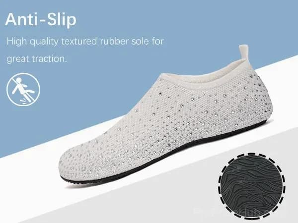 Women's Barefoot Aqua Shoes - Non-Slip for Beach, Swim, Yoga - View 7