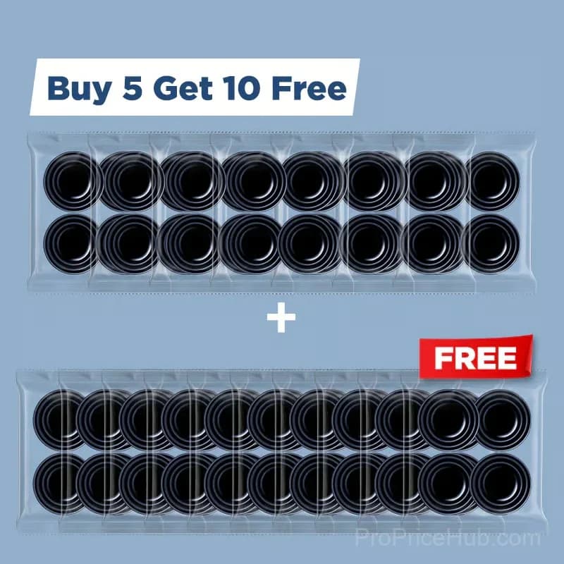 Car Door Bumper Protection Pads, Black, 8-Pack - View 22