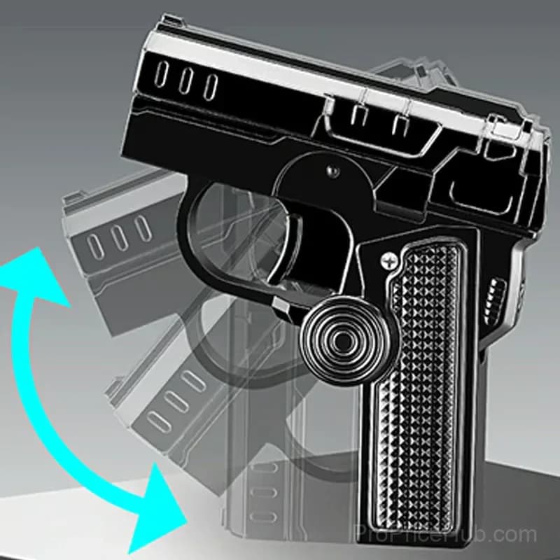 Multi-Functional Foldable Windproof Lighter, Black - View 8