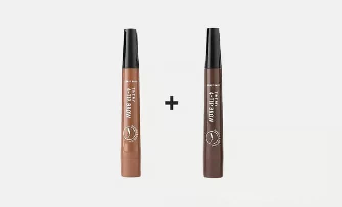 Waterproof 4-Tip Beard and Eyebrow Pen, Light Brown - View 16