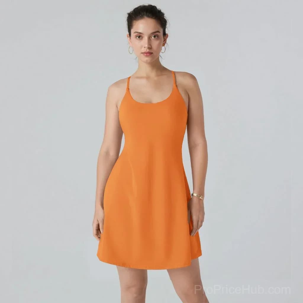 Backless Tummy Control Active Dress - View 30