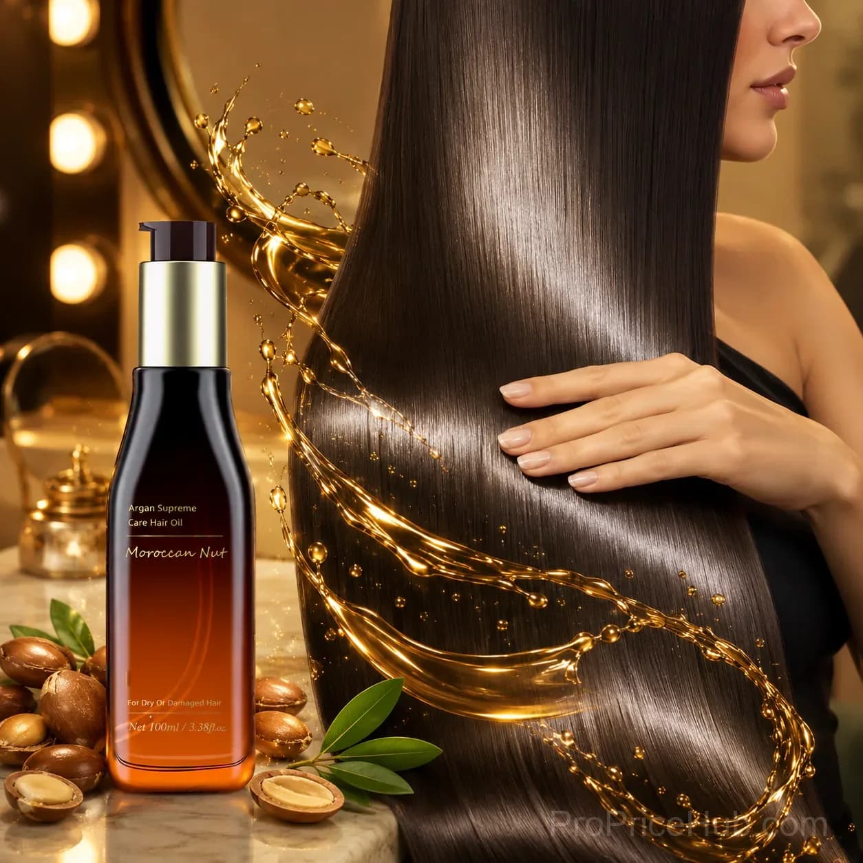 Intense Repair Hair Oil for Dry Hair & Frizz Control - Main