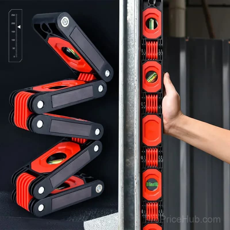 360mm Three-Fold Folding Level Ruler Angle Finder, No Marker - Main