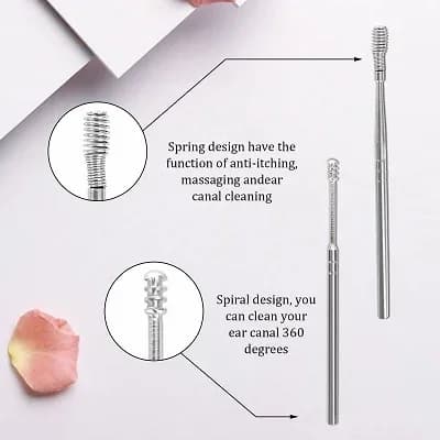 Yellow Ear Wax Cleaner Tool Set for Personal Care - View 5