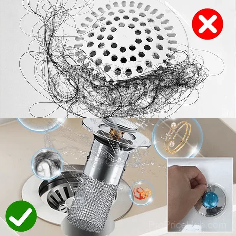 Sink Drain Strainer to Help Prevent Clogs - Main