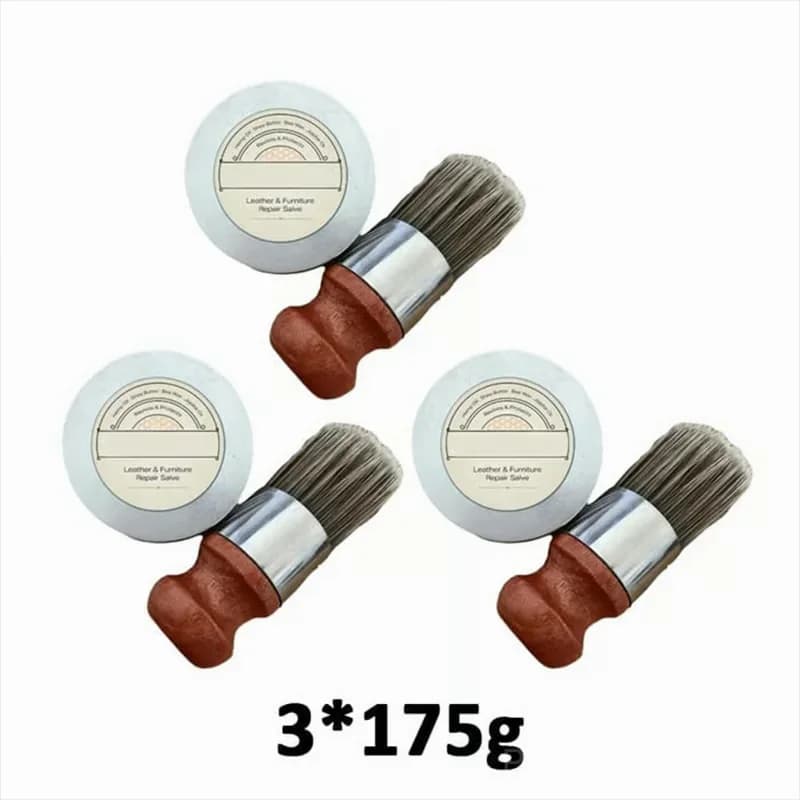 Leather Care Cream for Cleaning and Maintenance, 1 Set - View 3