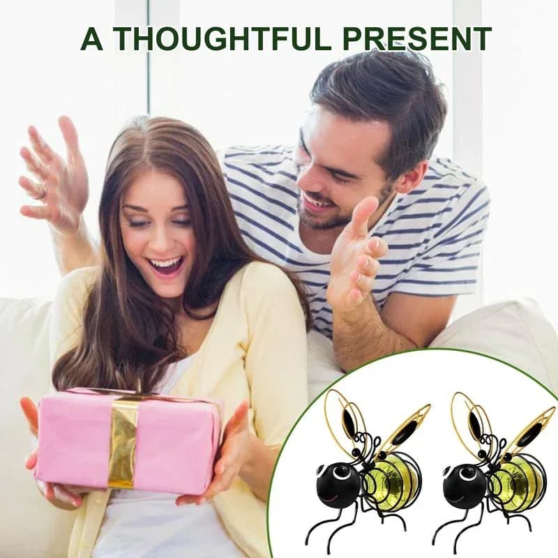 Outdoor Hanging Solar Bee Light - View 5