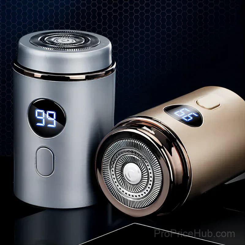 Mini Electric Shaver with Digital Display - Alt