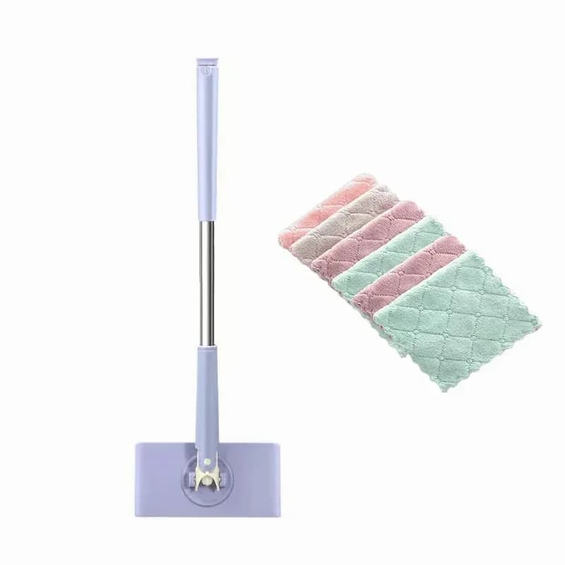 Zero-Touch Fiber-Lock Cleaning Tool, 70cm Purple, 6 Cloths - Alt