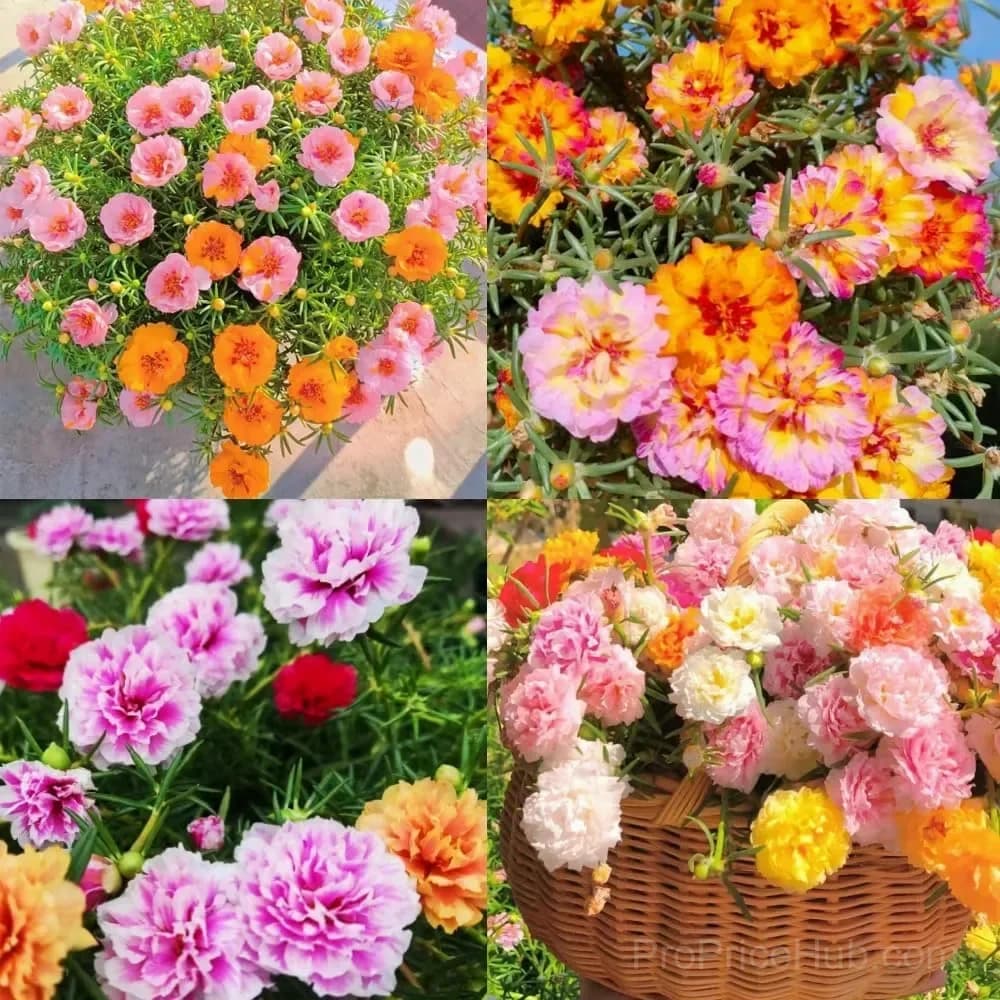 5000+ Four Season Mixed Moss Rose Seeds - View 2