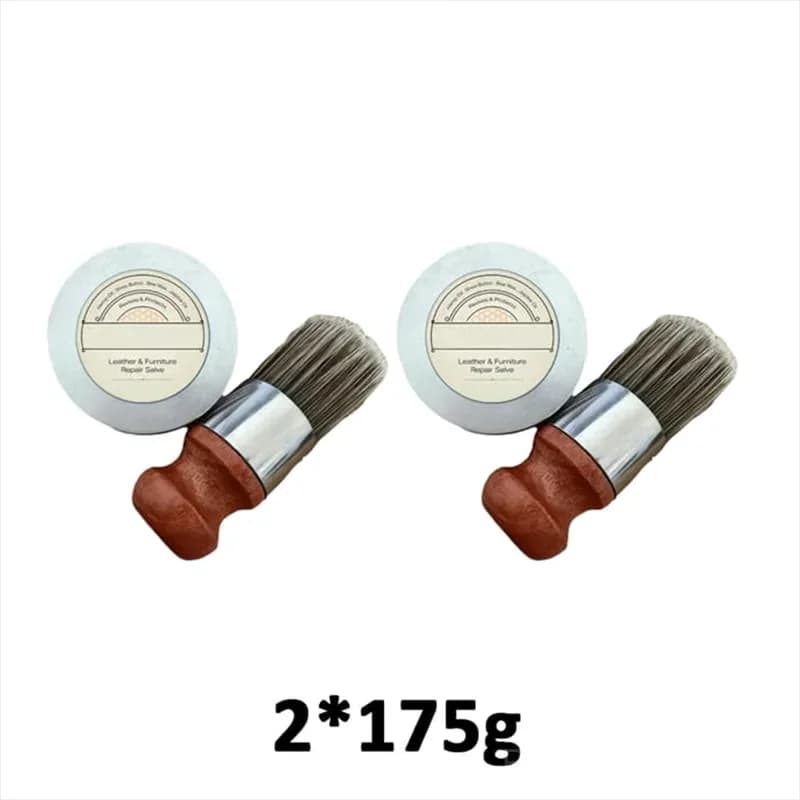 Leather Care Cream for Cleaning and Maintenance, 1 Set - View 4