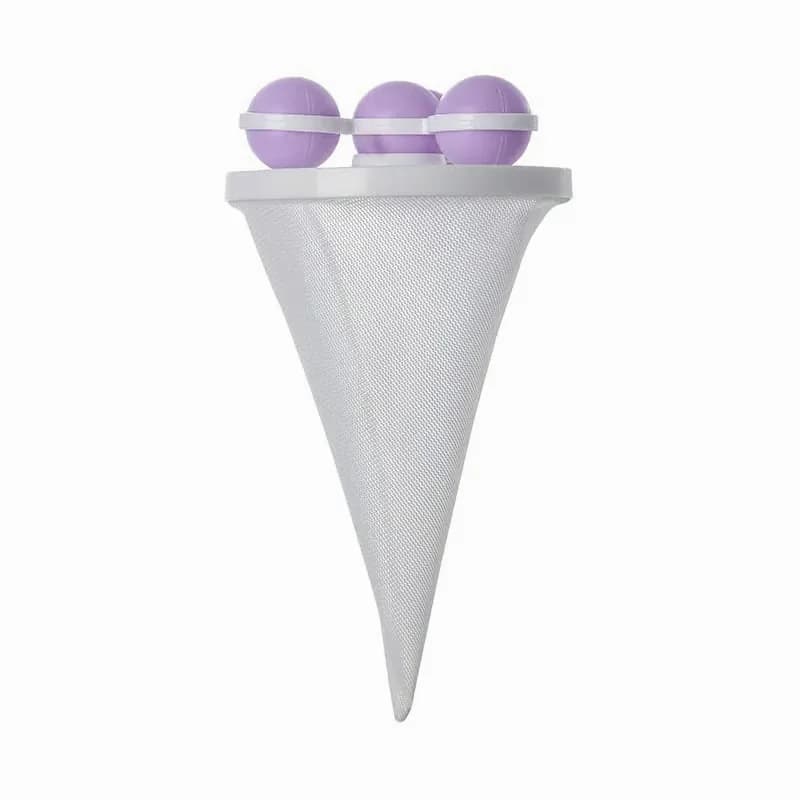 Washing Machine Mesh Hair Filter Bags, Purple/Blue/Pink - View 5
