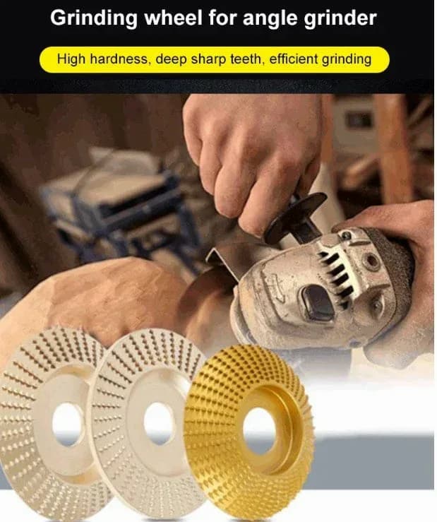 Wood Angle Shaping Wheel for Angle Grinder – Fast-Cut, Sharp, Wear-Resistant - Alt