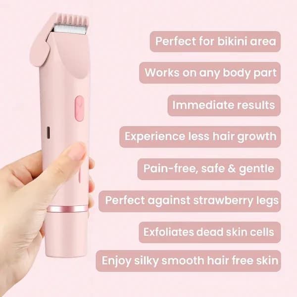 GlowTrim 2-in-1 Bikini & Body Trimmer - View 3