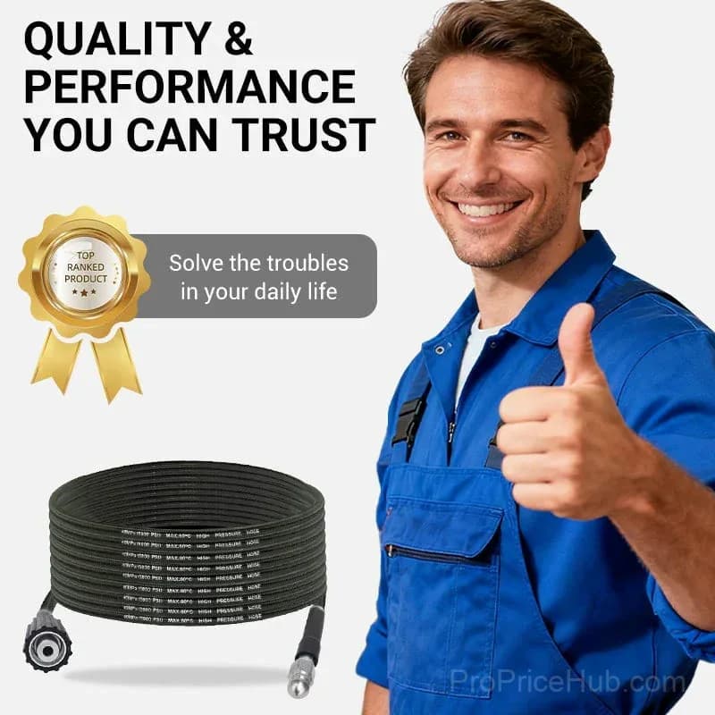 Triple-Layer Burst-Proof PVC & Stainless Steel Heavy-Duty Water Hose - View 8