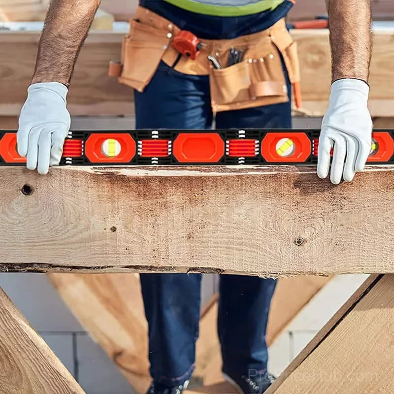 360mm Three-Fold Folding Level Ruler Angle Finder, No Marker - View 3