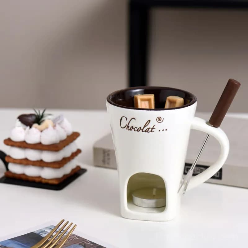 Black Chocolate Fondue Mug, 1-Piece - View 9