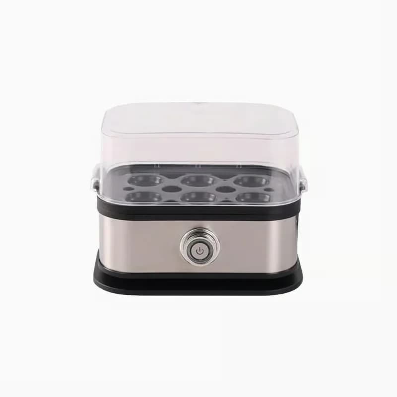 Multifunctional 110V Egg Steamer with Clear Lid, No Opener - Main