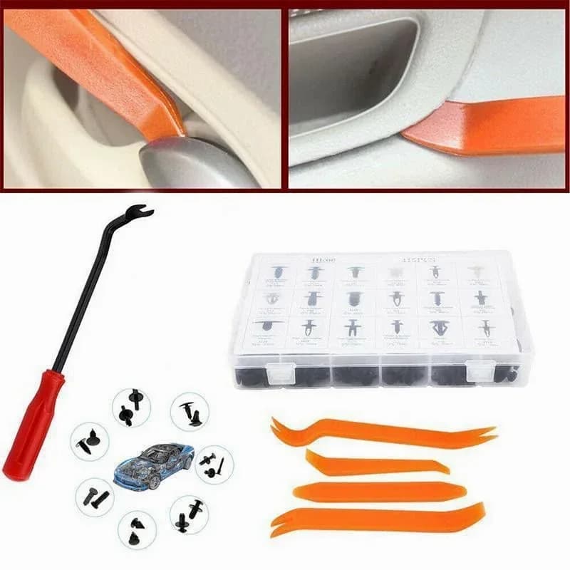 630-Piece Universal Automotive Clip and Fastener Assortment - View 10