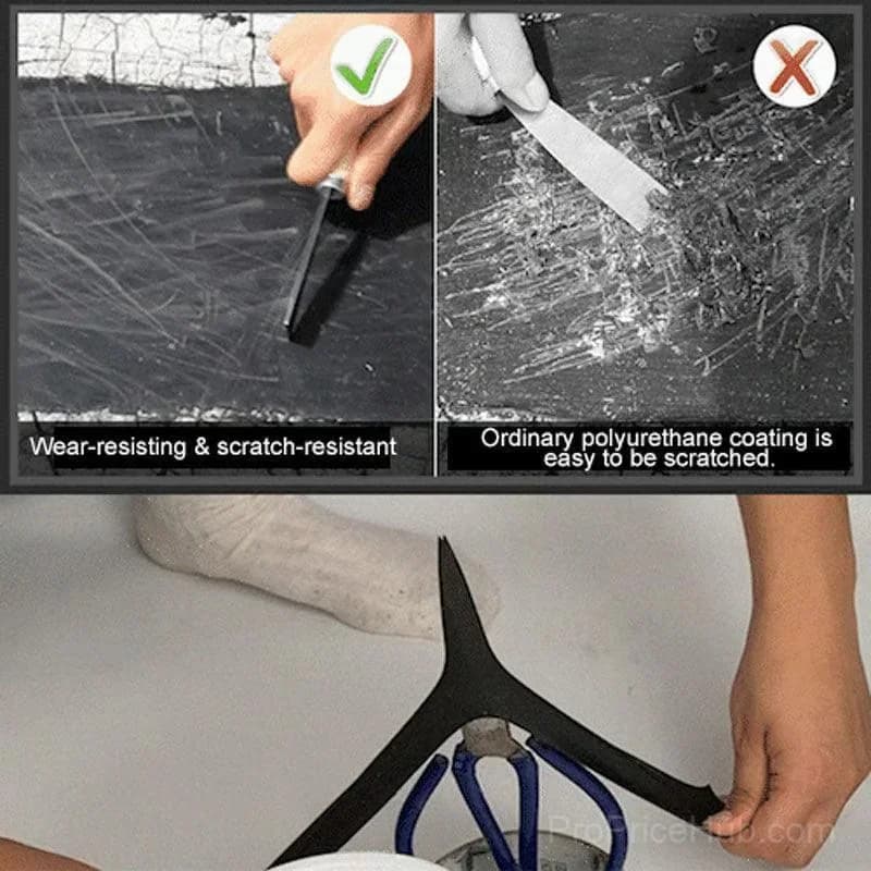 Polyurethane Waterproof Leak Repair Coating, Black, 300g - View 6