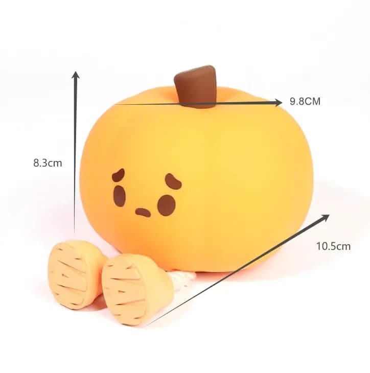 Pumpkin Silicone Pat Night Light, Pumpkin Design - View 11