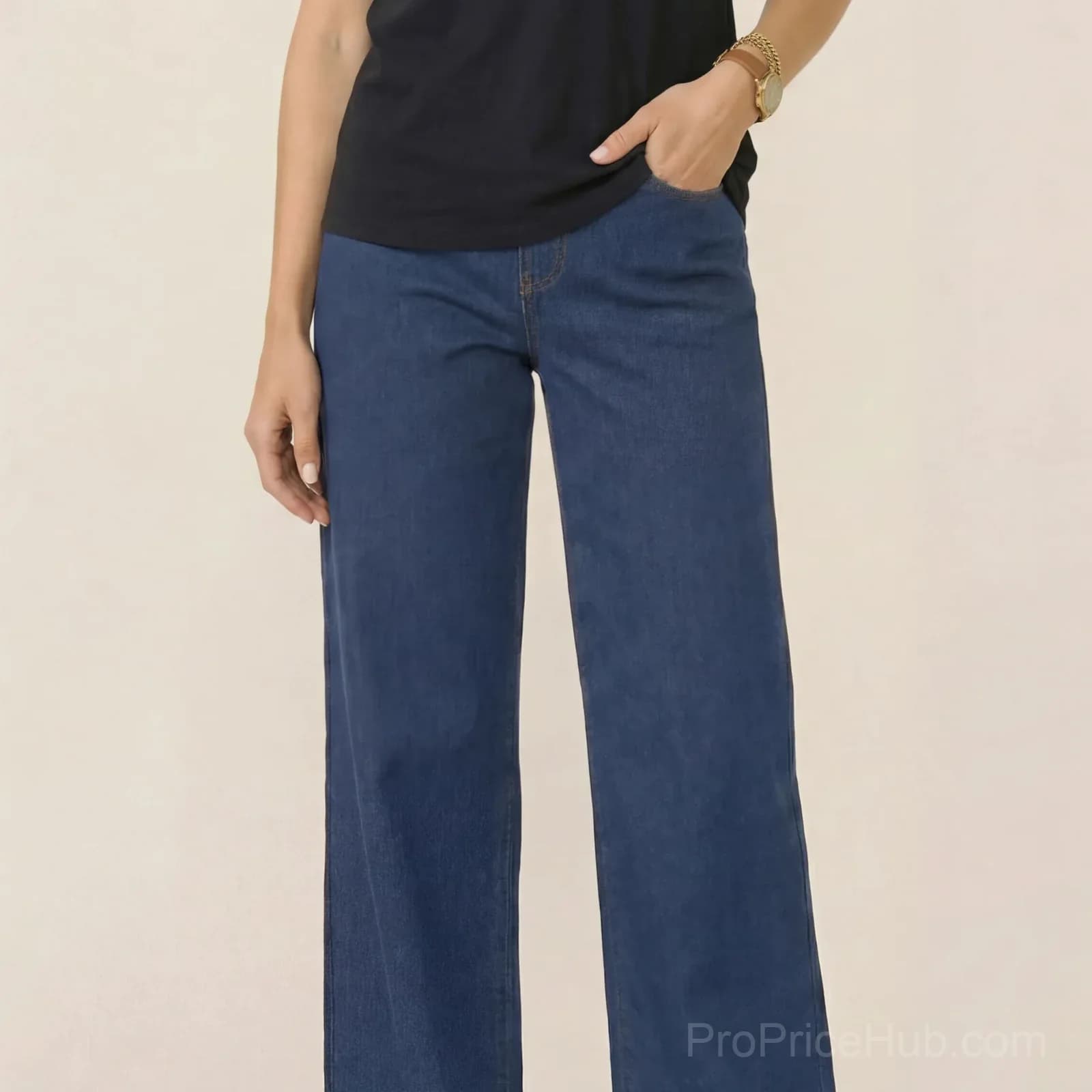 Wide Leg Jeans - Alt