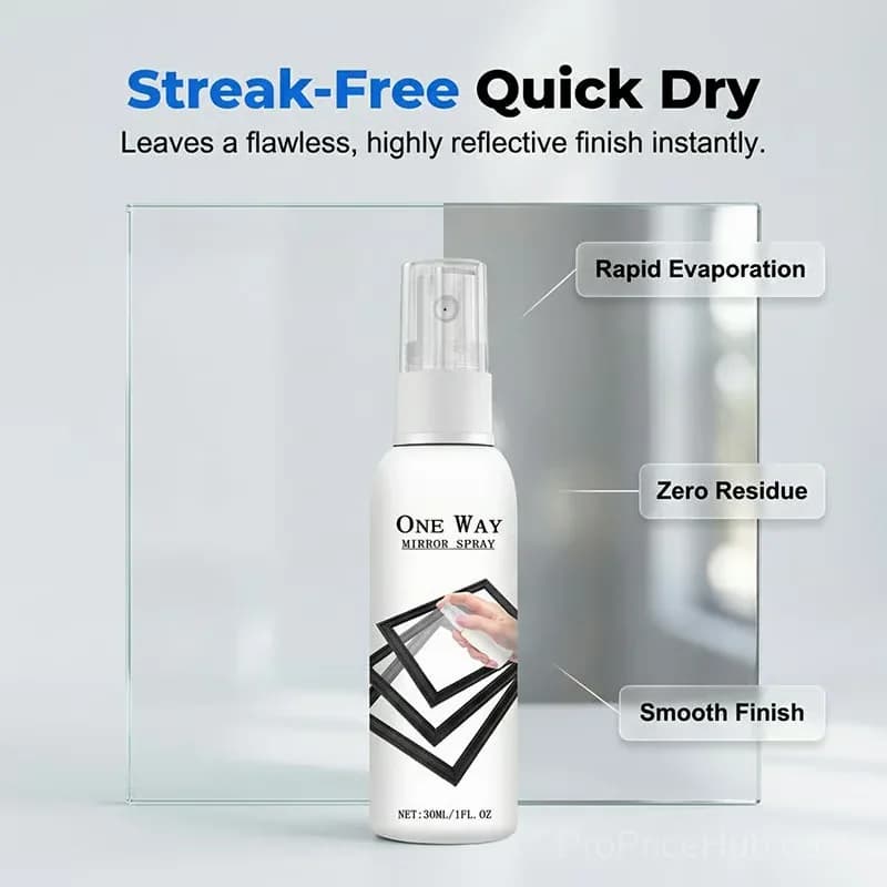 Reflective One-Way Mirror Privacy Window Spray, 1 Bottle - View 12