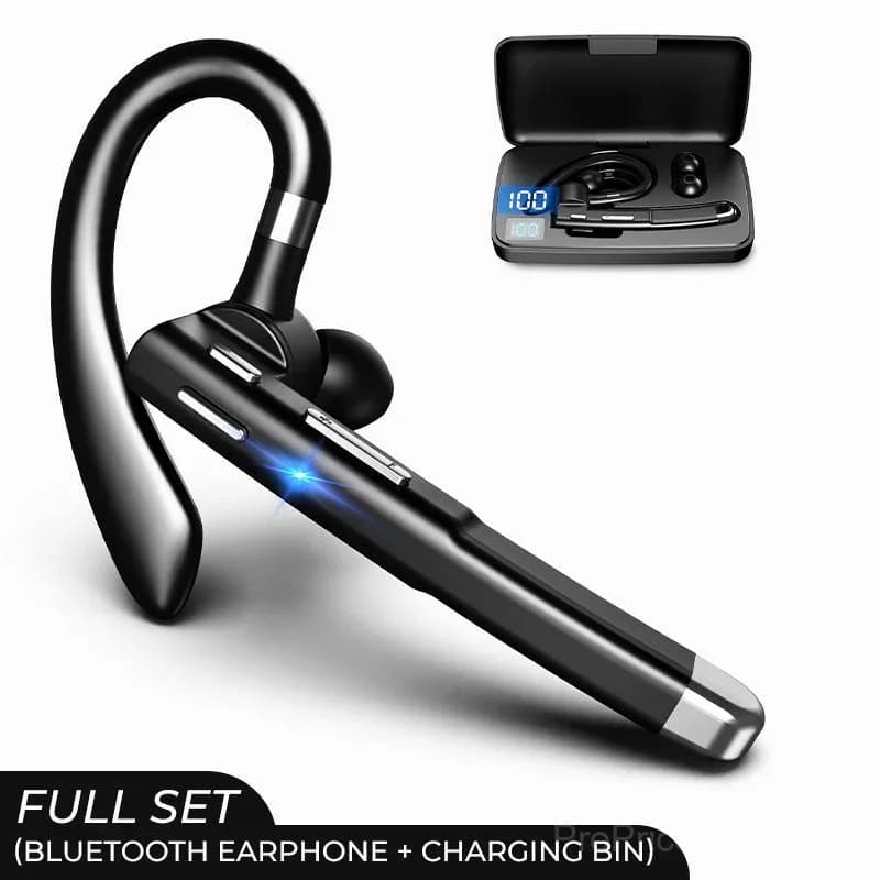 Business Wireless Bluetooth Earphone with Charging Case - Main